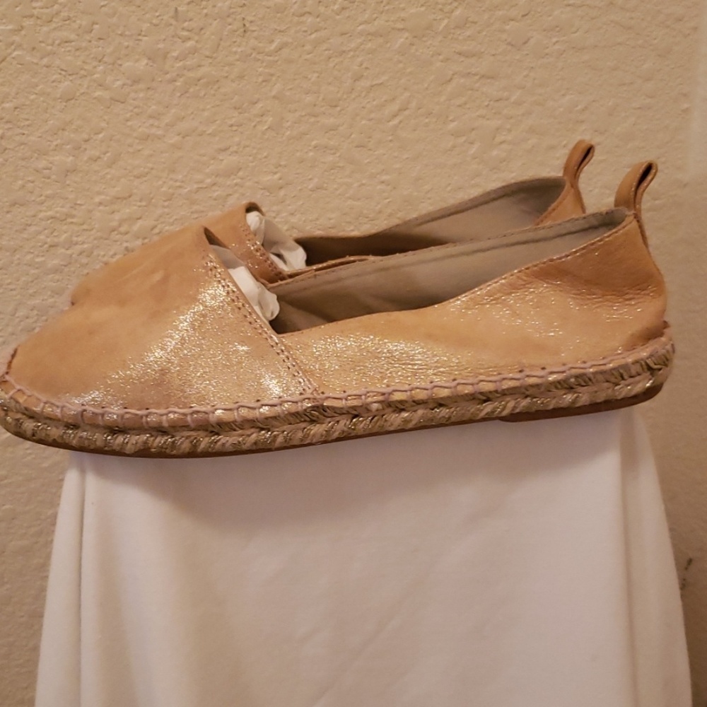 Zara Basic Metalic Gold Espradillas